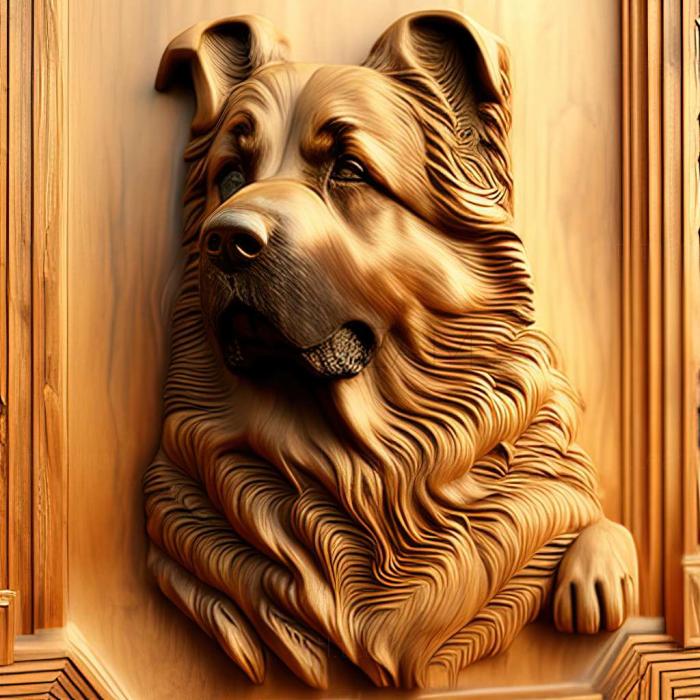 3D model Romanian Carpathian Shepherd dog (STL)